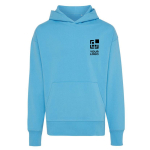 Relaxed-fit sweatshirt in eco cotton, 340 g/m² cyan blue colour