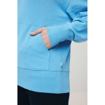 Relaxed-fit sweatshirt in eco cotton, 340 g/m² cyan blue colour