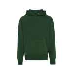 Relaxed-fit sweatshirt in eco cotton, 340 g/m² dark green colour