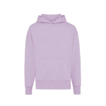 Relaxed-fit sweatshirt in eco cotton, 340 g/m² lilac colour