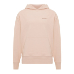 Relaxed-fit sweatshirt in eco cotton, 340 g/m² pastel pink colour
