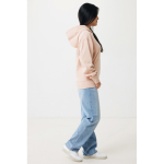 Relaxed-fit sweatshirt in eco cotton, 340 g/m² pastel pink colour