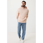 Relaxed-fit sweatshirt in eco cotton, 340 g/m² pastel pink colour