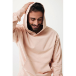 Relaxed-fit sweatshirt in eco cotton, 340 g/m² pastel pink colour