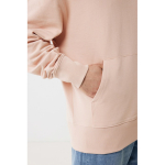 Relaxed-fit sweatshirt in eco cotton, 340 g/m² pastel pink colour