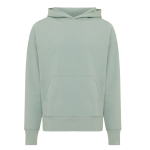 Relaxed-fit sweatshirt in eco cotton, 340 g/m² olive green colour