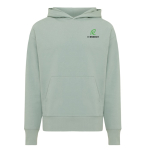 Relaxed-fit sweatshirt in eco cotton, 340 g/m² olive green colour
