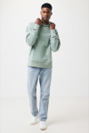 Relaxed-fit sweatshirt in eco cotton, 340 g/m² olive green colour