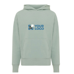 Relaxed-fit sweatshirt in eco cotton, 340 g/m² olive green colour
