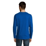 Long sleeve t-shirt, 100% cotton, 190 g/m2, SOL'S Imperial royal blue colour second photographic view