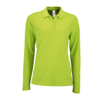 Women's long-sleeved polo shirt, cotton, 180 g/m2, SOL'S Perfect eighth view