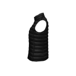 Padded women's corporate gilet, sorona and polyester, SOL'S Wilson BW black colour side view
