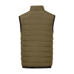Men’s down gilet in polyester, 164 g/m², Elevate Life second rear view