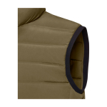 Men’s down gilet in polyester, 164 g/m², Elevate Life close-up view 1