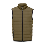 Men’s down gilet in polyester, 164 g/m², Elevate Life second front view