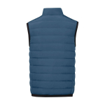 Men’s down gilet in polyester, 164 g/m², Elevate Life second rear view
