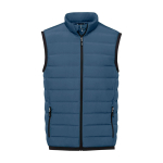 Men’s down gilet in polyester, 164 g/m², Elevate Life second front view