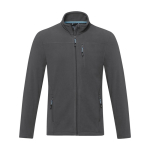 Men’s recycled polyester fleece jacket, 174 g/m², Elevate NXT second front view