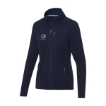Women’s recycled polyester fleece jacket, 174 g/m², Elevate NXT navy-blue colour