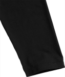 Men’s long-sleeve cotton polo shirt, 200 g/m², Elevate Life black colour