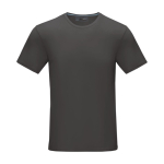 Men’s branded organic cotton T-shirt, 160 g/m², Elevate NXT dark grey colour second front view