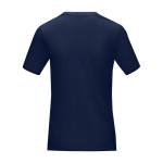 Women’s organic cotton GOTS t-shirt, 160 g/m², Elevate NXT navy-blue colour second rear view