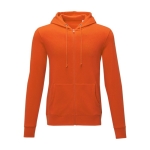 Men’s cotton hoodie, 240 g/m², Elevate Essentials orange colour