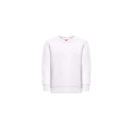 Children's cotton sweatshirt, 300 g/m2 white colour first view