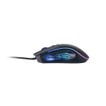 Gaming mouse with game buttons and 8 lighting modes black colour third view