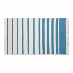 SEAQUAL® towel made of recycled polyester, 300 g/m2, 70x140cm turquoise colour second view