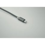 2-in-1 keyring including charging cable with 3 ports