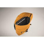 Polyester padded roll top laptop backpack, 15'' fifth photographic view