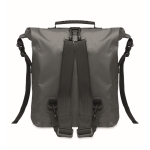 Waterproof polyester roll-top backpack, 30 L dark grey colour second view