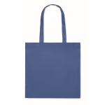 Tote bag made of RPET, non-woven with long handles, 80 g/m2 royal blue colour