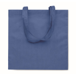 Tote bag made of RPET, non-woven with long handles, 80 g/m2 royal blue colour second view