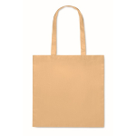 Tote bag made of RPET, non-woven with long handles, 80 g/m2 ivory colour