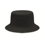 Bucket hat made of cotton, 260 g/m2 black colour