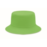 Bucket hat made of cotton, 260 g/m2 lime colour