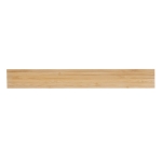 Thick bamboo ruler with double-sided design, 30 cm brown colour