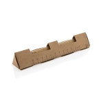 Triangular bamboo pencil with stylus tip and infinite ink brown colour
