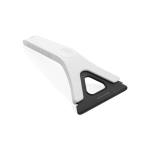 3-in-1 ice scraper in recycled plastic with multiple functions white colour