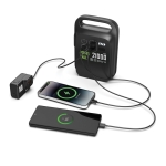 Portable charging power station for devices, 21,000 mAh black colour