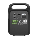 Portable charging power station for devices, 21,000 mAh black colour