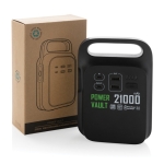 Portable charging power station for devices, 21,000 mAh black colour