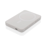 Wireless power bank with magnet and energy indicator, 5,000 mAh white colour
