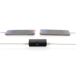 Pocket power bank for multiple devices, 5,000 mAh black colour