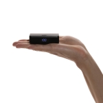 Pocket power bank for multiple devices, 5,000 mAh black colour