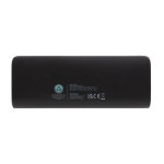 Corporate pocket power bank for multiple devices, 20,000 mAh black colour