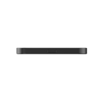 Magnetic power bank in recycled aluminium with magnet, 3,000 mAh black colour