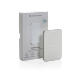 Magnetic power bank with ultra-fast charging, 5,000 mAh silver colour